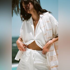 Sabo Skirt Cressida Top and Shorts in White